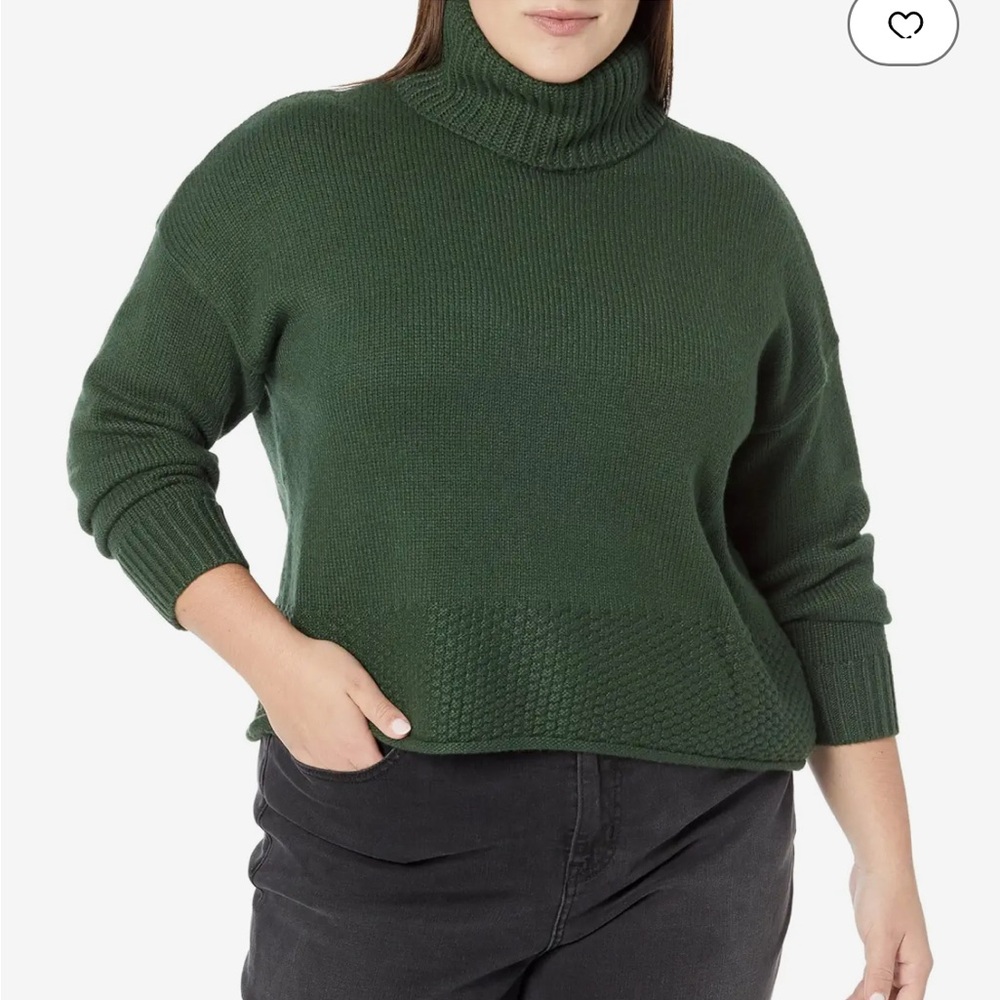 Madewell Corsica Stitch Mix Turtleneck